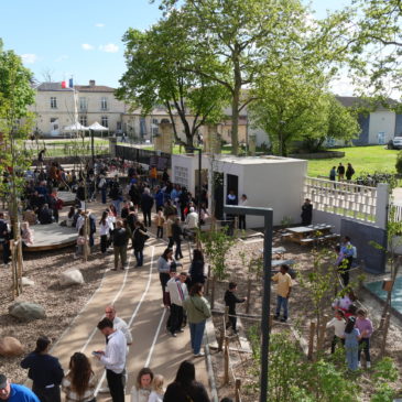 Inauguration du groupe scolaire Joséphine Baker à Artigues-près-Bordeaux 